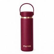 Garrafa térmica Golden Collection #cor_gold-burgundy #cor_gold--burgundy