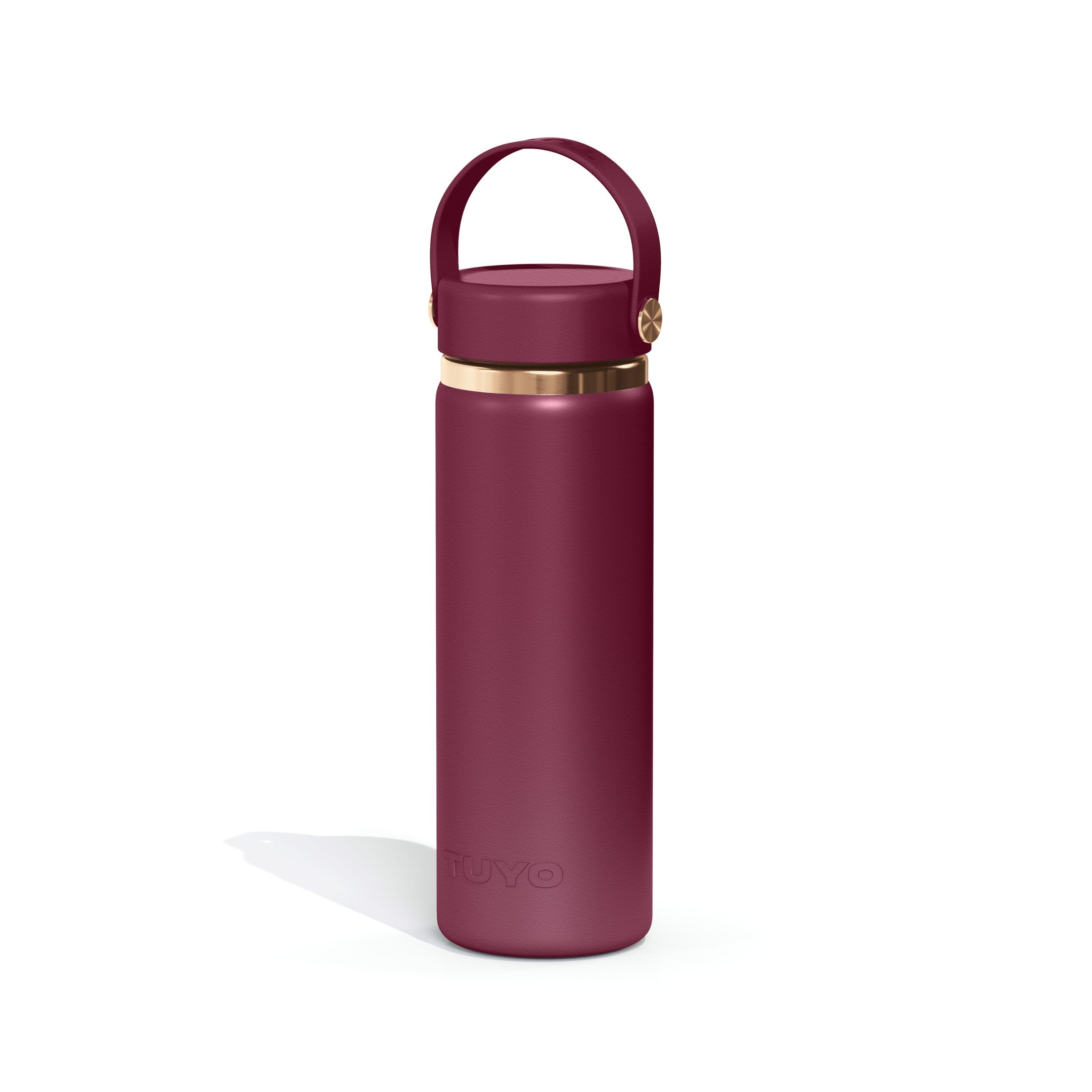 Garrafa térmica Golden Collection #cor_gold-burgundy #cor_gold--burgundy