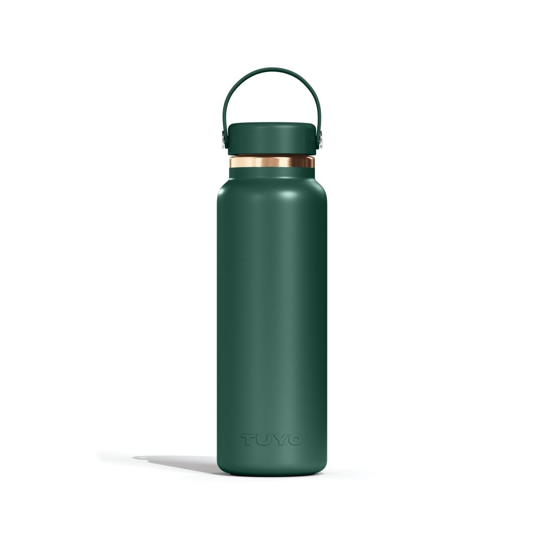 Garrafa térmica Golden Collection #cor_gold-green #cor_gold--green