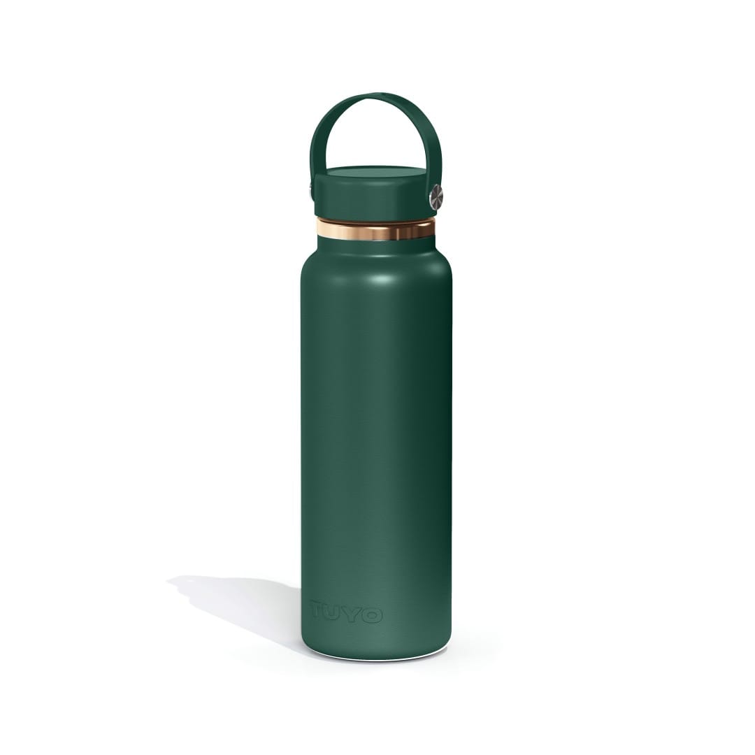 Garrafa térmica Golden Collection #cor_gold-green #cor_gold--green