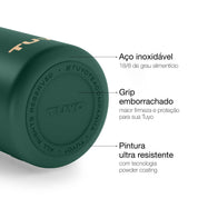 Garrafa térmica Golden Collection #cor_gold-green #cor_gold--green