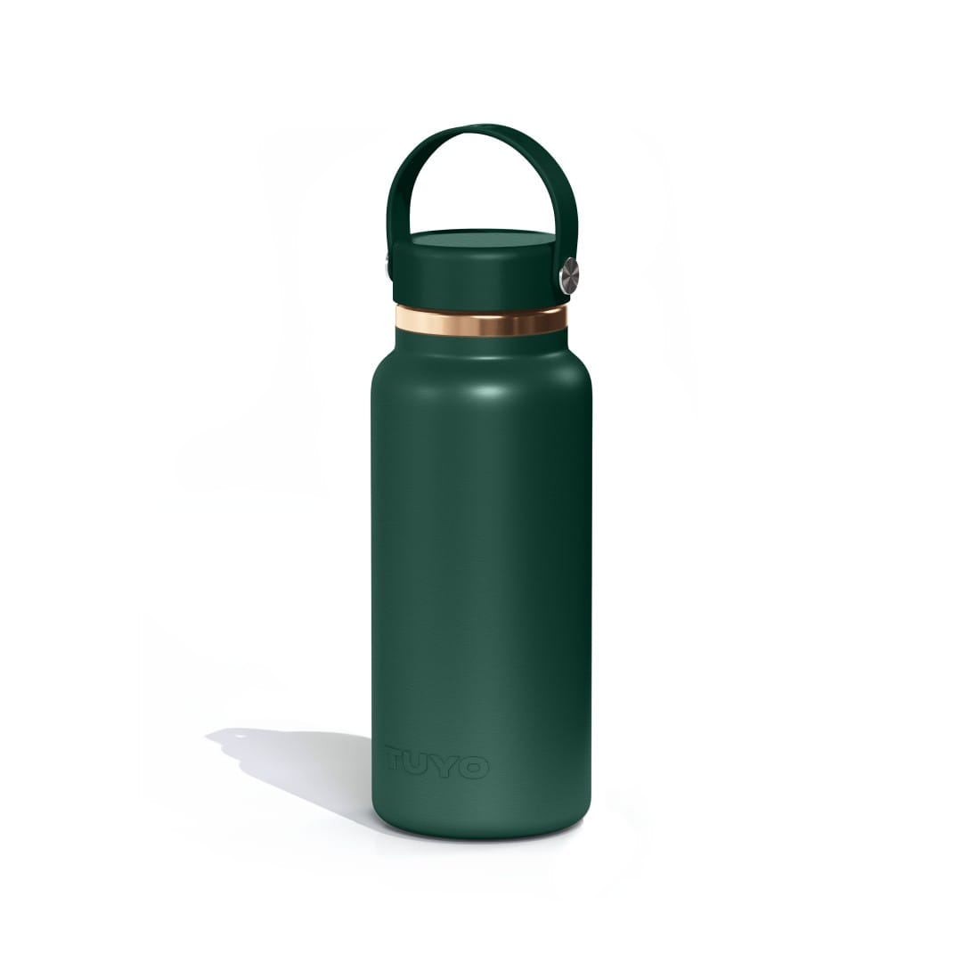 Garrafa térmica Golden Collection #cor_gold-green #cor_gold--green