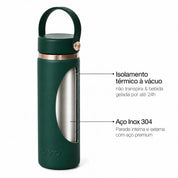 Garrafa térmica Golden Collection #cor_gold-green #cor_gold--green