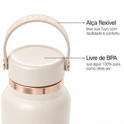 Garrafa térmica Golden Collection #cor_gold-off-white #cor_gold--off-white