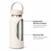 Garrafa térmica Golden Collection #cor_gold-off-white #cor_gold--off-white