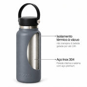 Garrafa térmica Graphite de 1l #cor_graphite