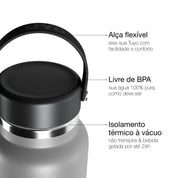 Garrafa térmica Graphite de 1l #cor_graphite