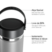 Garrafa térmica #cor_graphite