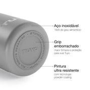 Garrafa térmica #cor_graphite