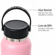 Garrafa térmica um litro e meio #cor_light-pink