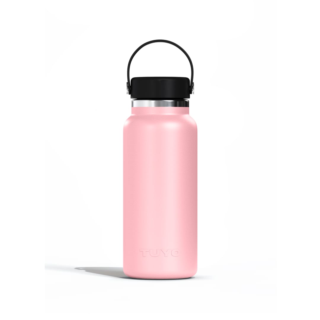 Garrafa térmica rosa de 1l #cor_light-pink