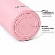 Garrafa térmica #cor_light-pink