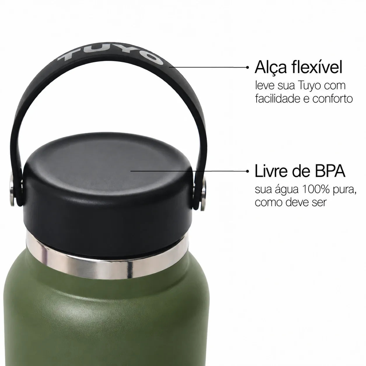 Garrafa térmica de um litro e meio #cor_military-green