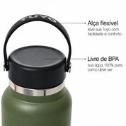 Garrafa térmica de um litro e meio #cor_military-green