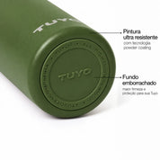 Garrafa térmica de um litro e meio #cor_military-green