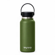 Garrafa térmica verde militar de 1l #cor_military-green