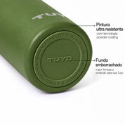 Garrafa térmica #cor_military-green