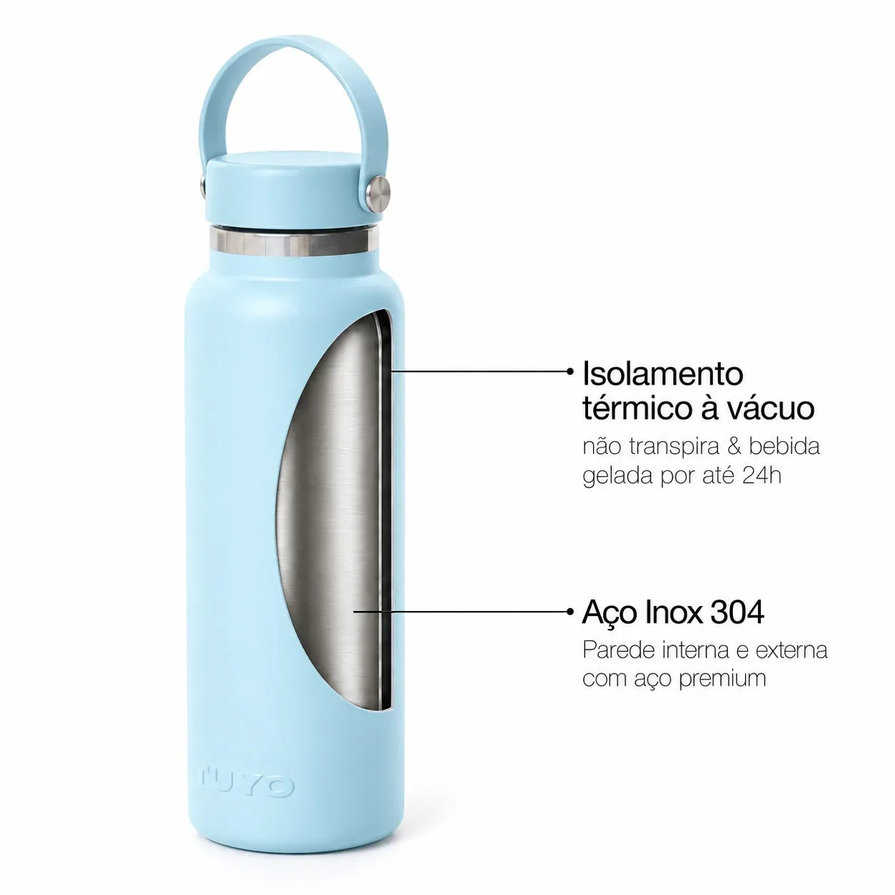 Garrafa térmica #cor_mist-blue