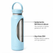 Garrafa térmica #cor_mist-blue