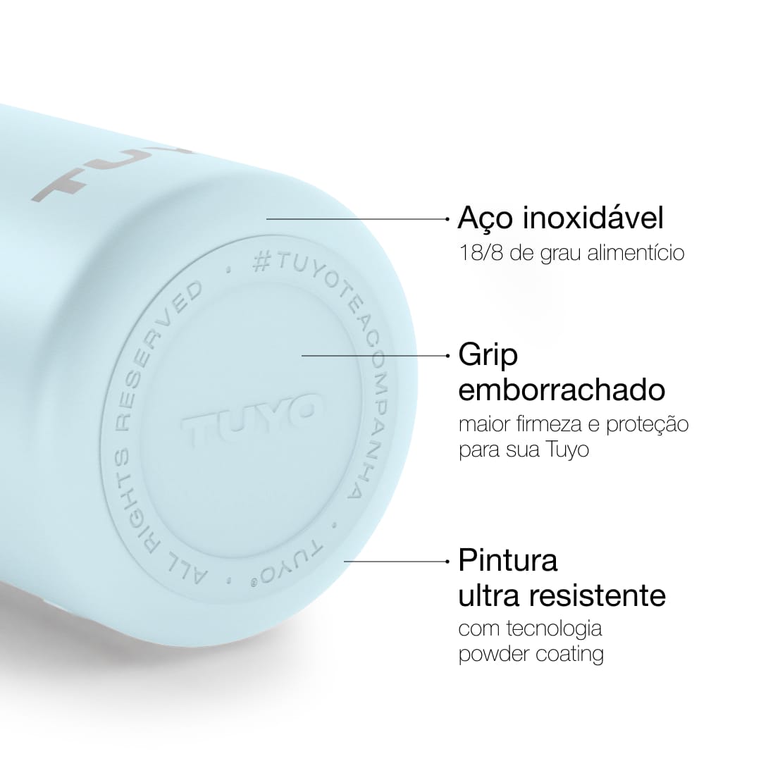 Garrafa térmica #cor_mist-blue