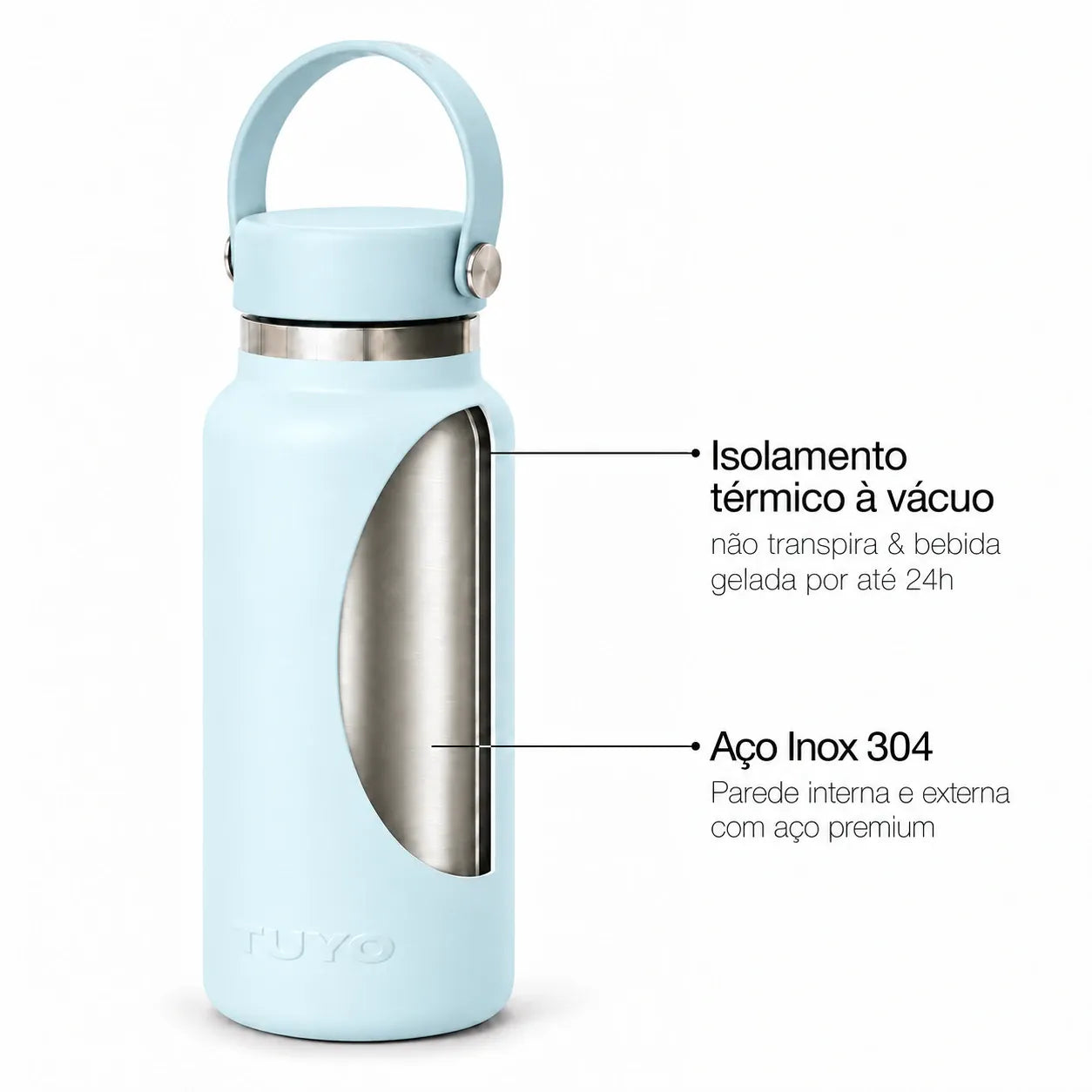 Garrafa térmica #cor_mist-blue