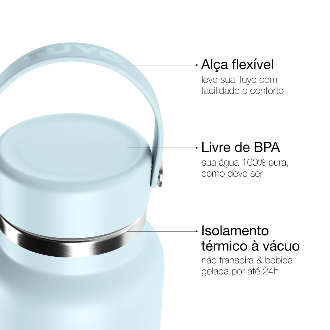 Garrafa térmica #cor_mist-blue