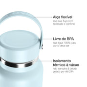Garrafa térmica #cor_mist-blue