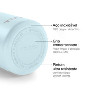 Garrafa térmica #cor_mist-blue