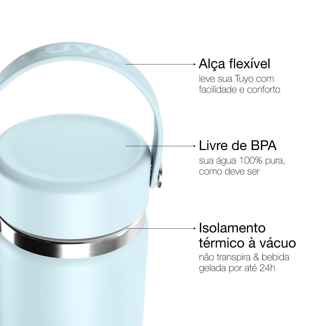 Garrafa térmica #cor_mist-blue