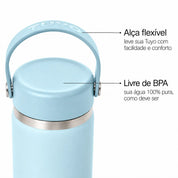Garrafa térmica #cor_mist-blue