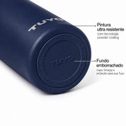 Garrafa térmica azul de 1l #cor_navy-blue