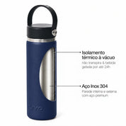 Garrafa térmica #cor_navy-blue