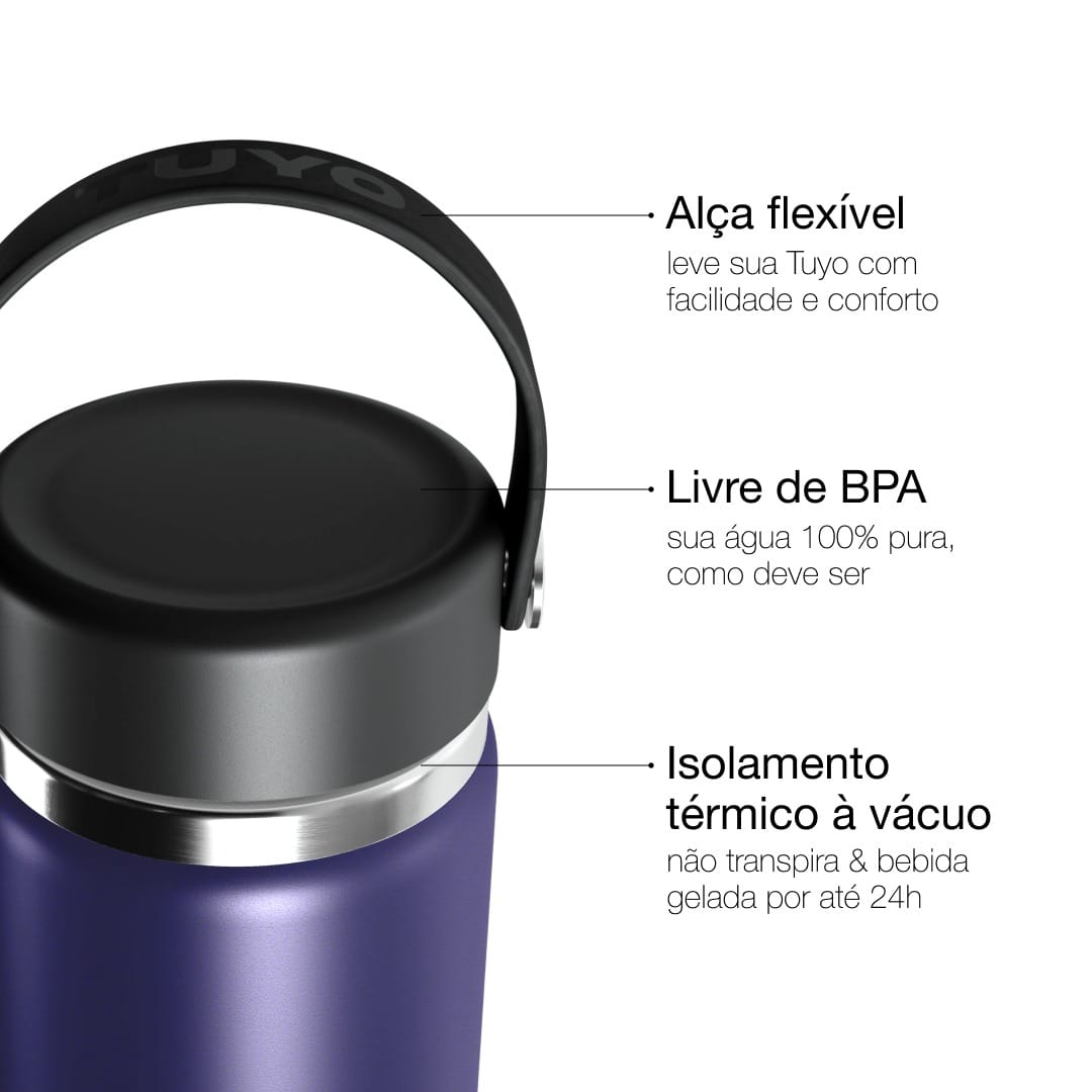 Garrafa térmica #cor_navy-blue