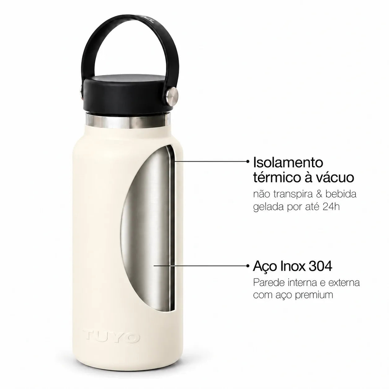 Garrafa térmica off white de 1l #cor_off-white