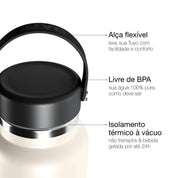Garrafa térmica off white de 1l #cor_off-white