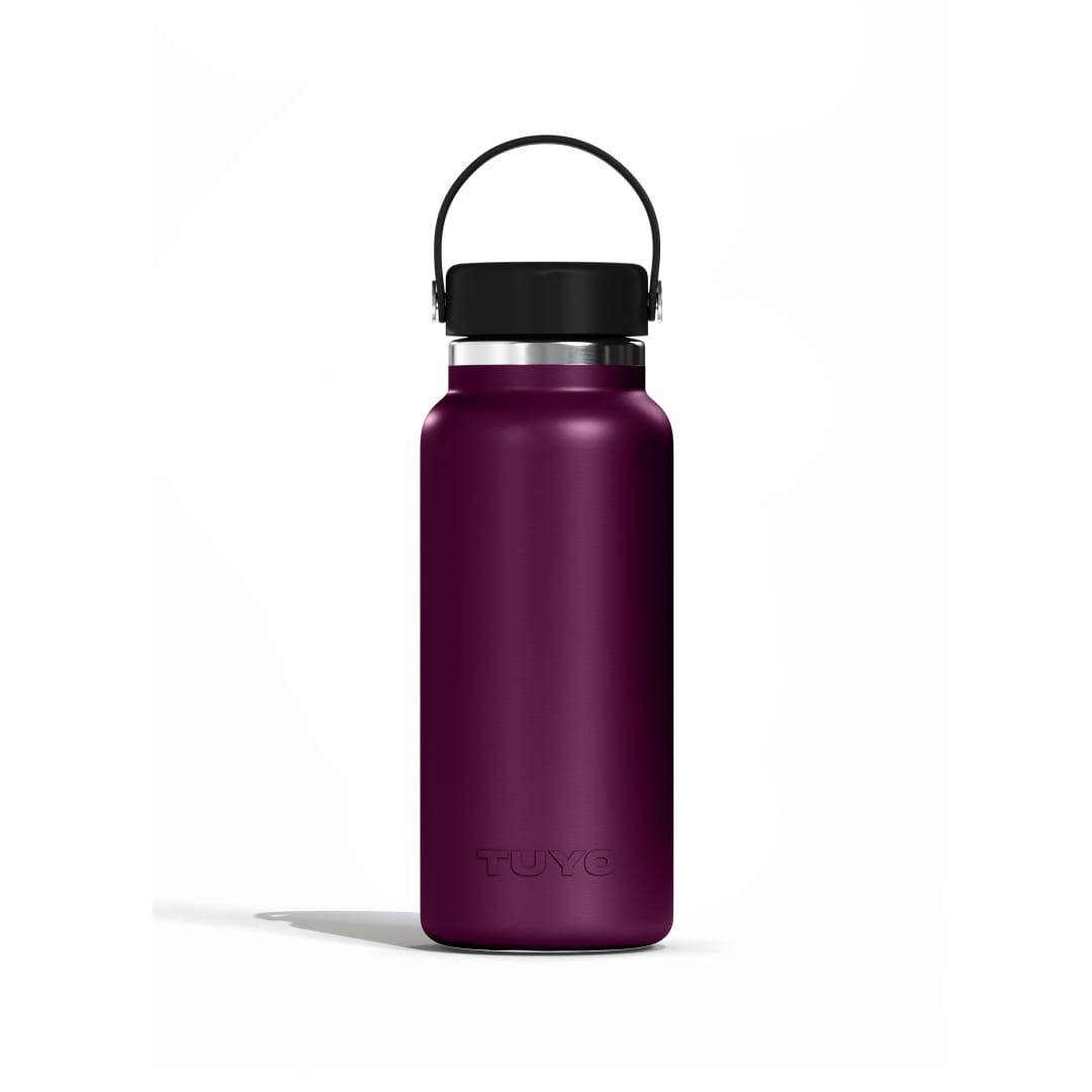 Garrafa térmica roxa de 1l #cor_purple