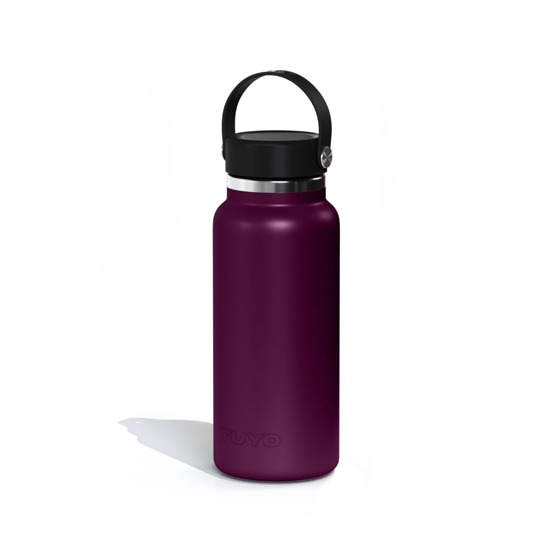 Garrafa térmica roxa de 1l #cor_purple