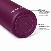 Garrafa térmica roxa de 1l #cor_purple