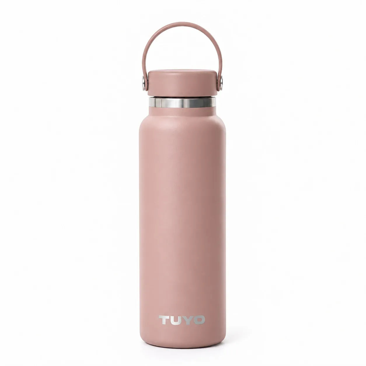 Garrafa térmica #cor_rosa-taupe