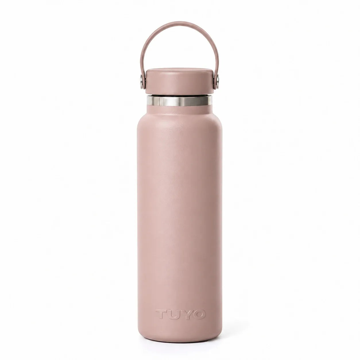 Garrafa térmica #cor_rosa-taupe