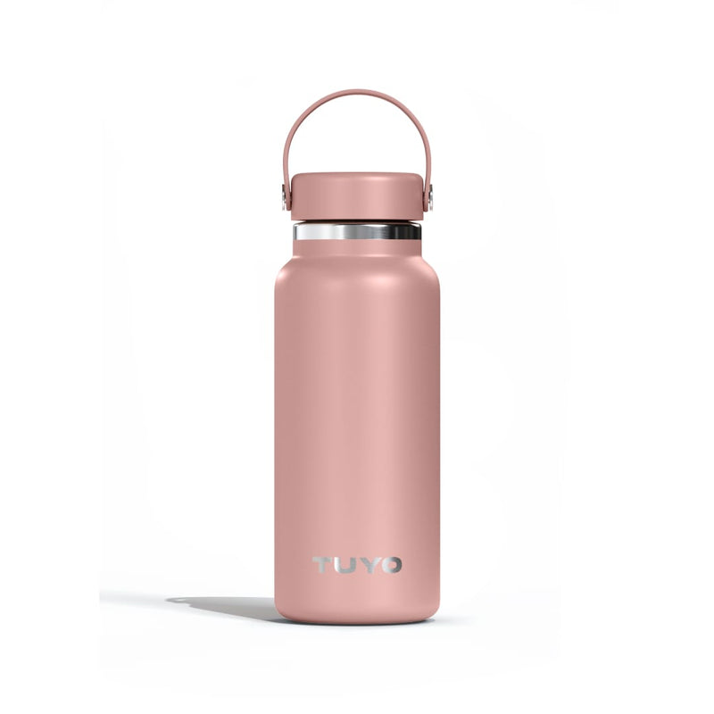 Garrafa térmica #cor_rosa-taupe