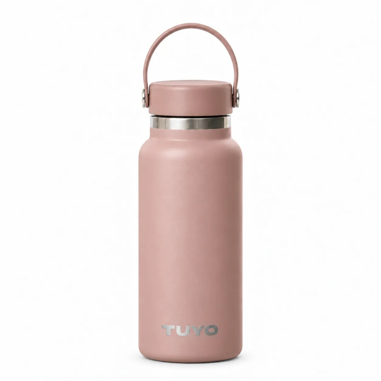 Garrafa térmica #cor_rosa-taupe