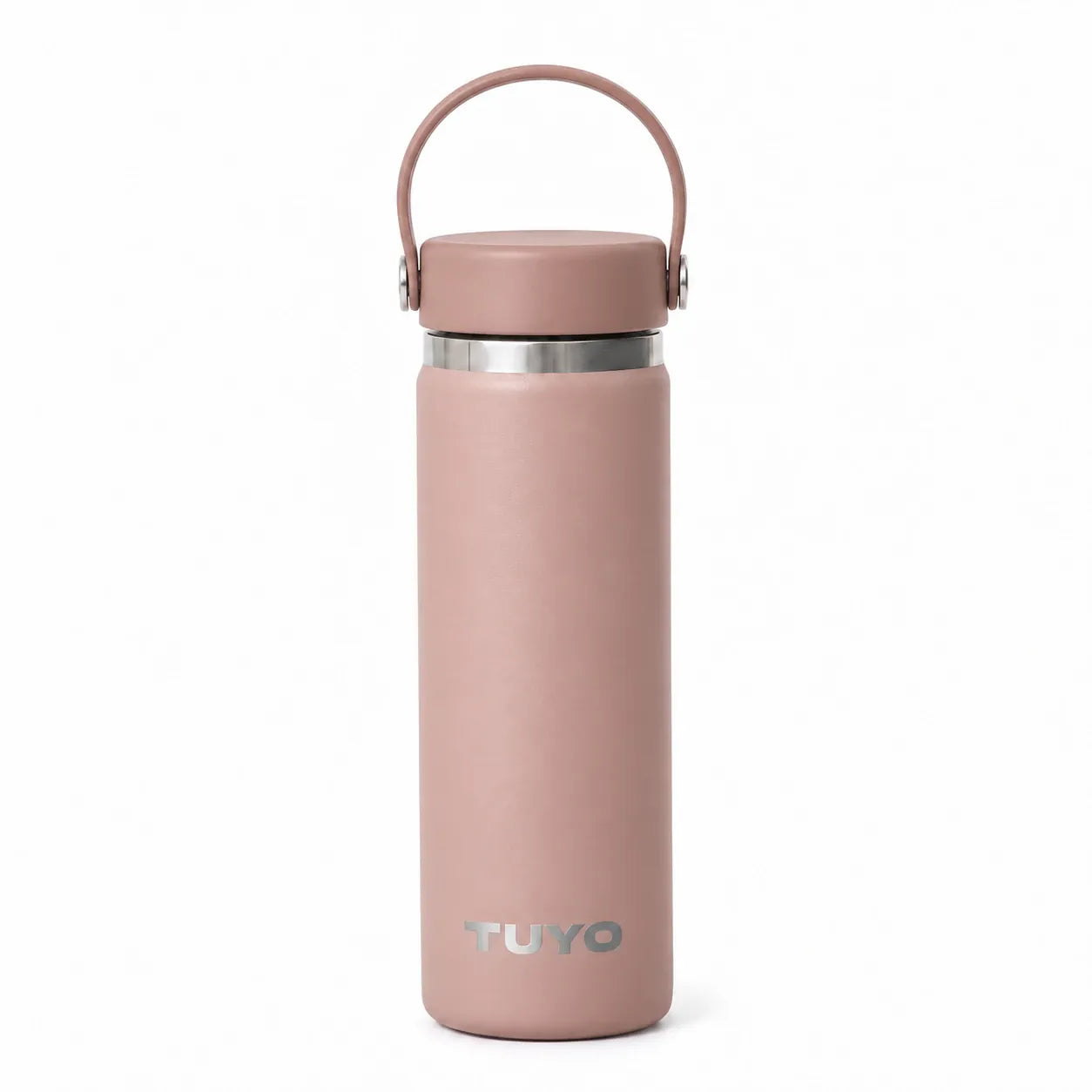 Garrafa térmica #cor_rosa-taupe