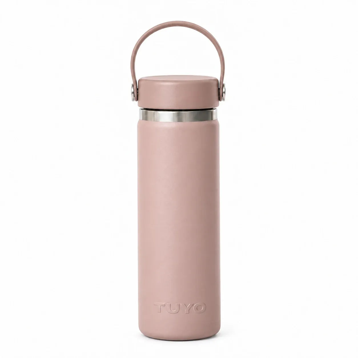 Garrafa térmica #cor_rosa-taupe