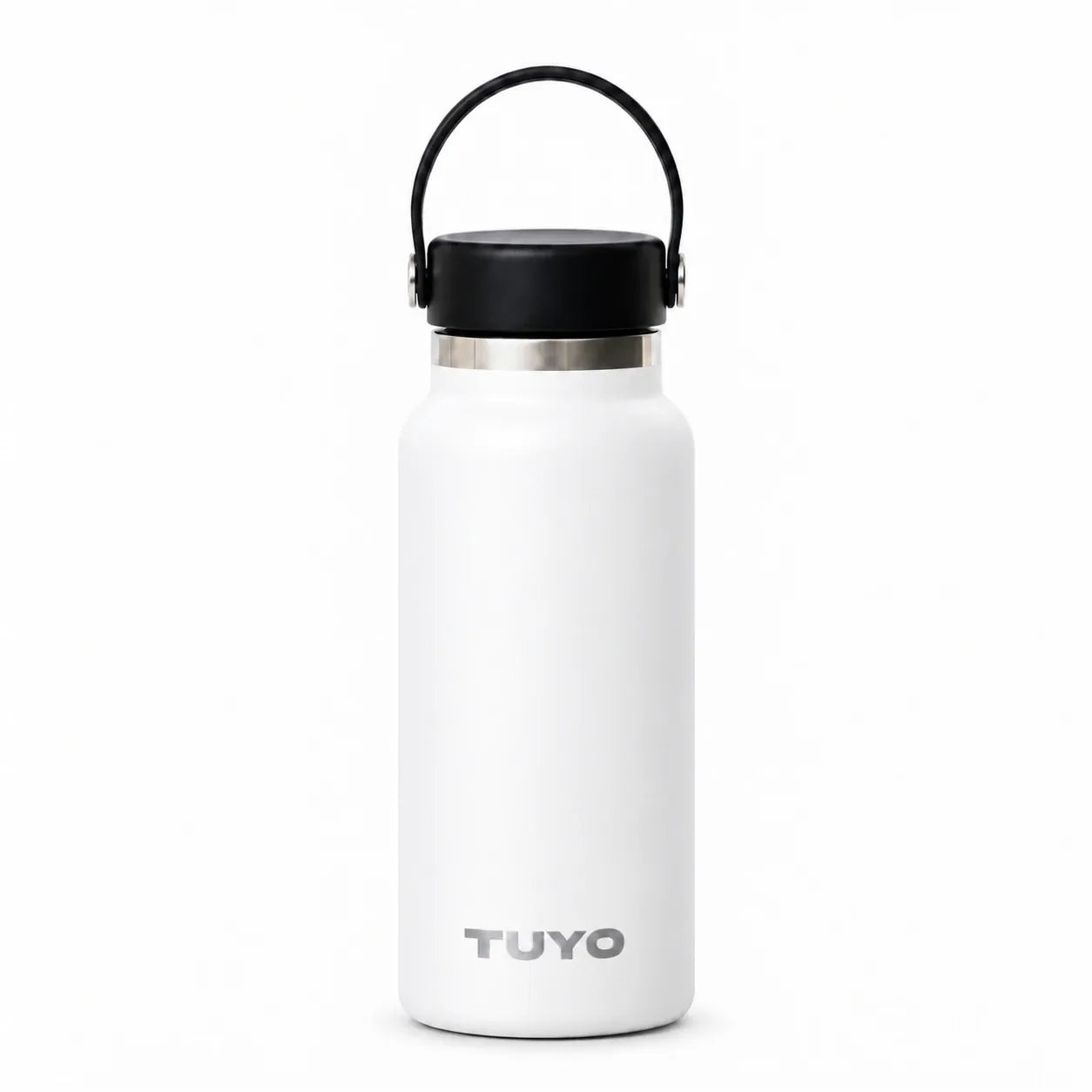 Garrafa térmica branca de 1l #cor_white
