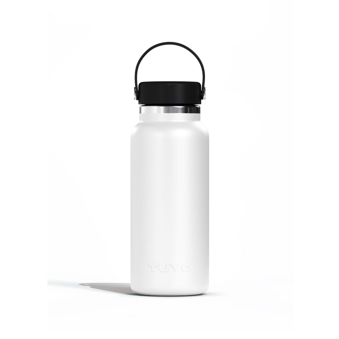 Garrafa térmica branca de 1l #cor_white