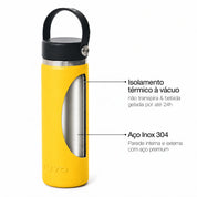 Garrafa térmica #cor_yellow