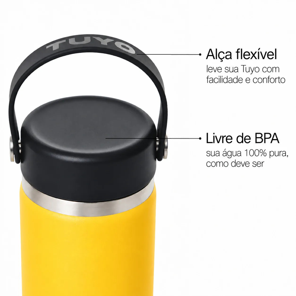 Garrafa térmica #cor_yellow
